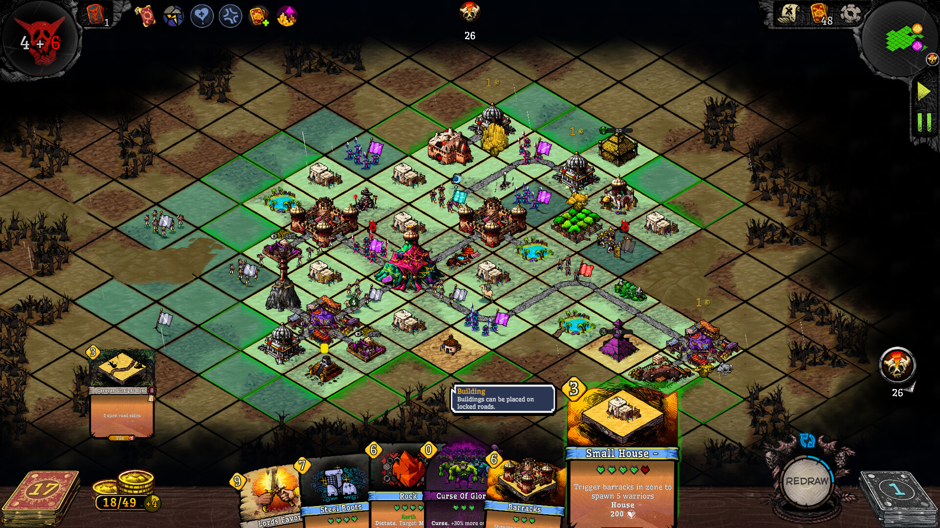 Orx is a tactical roguelike tower defence game filled with cool