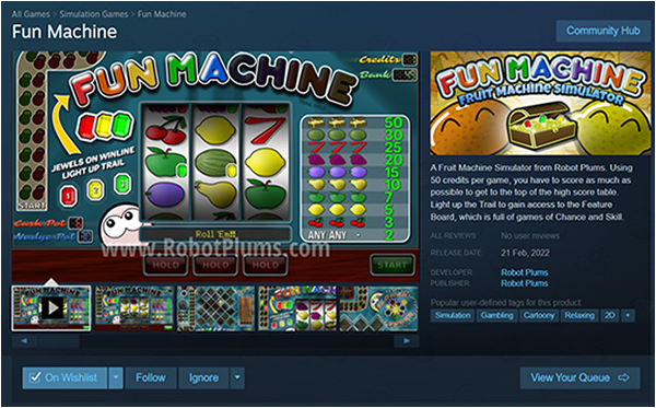 Fun Machine Steam Page Pic 1