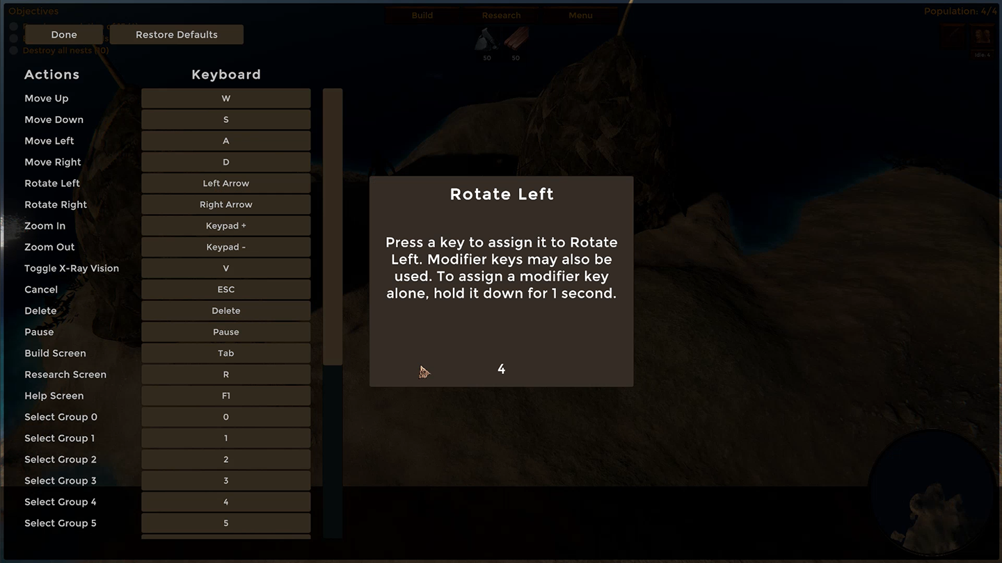 Age of Jura - v0.2.8 - You can click on any key to re-assign your custom key