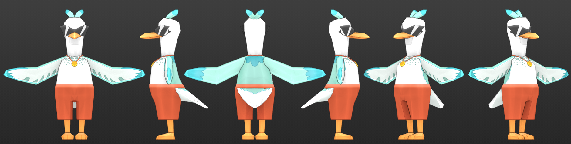 SeaSeagull Reference Sheet 3D