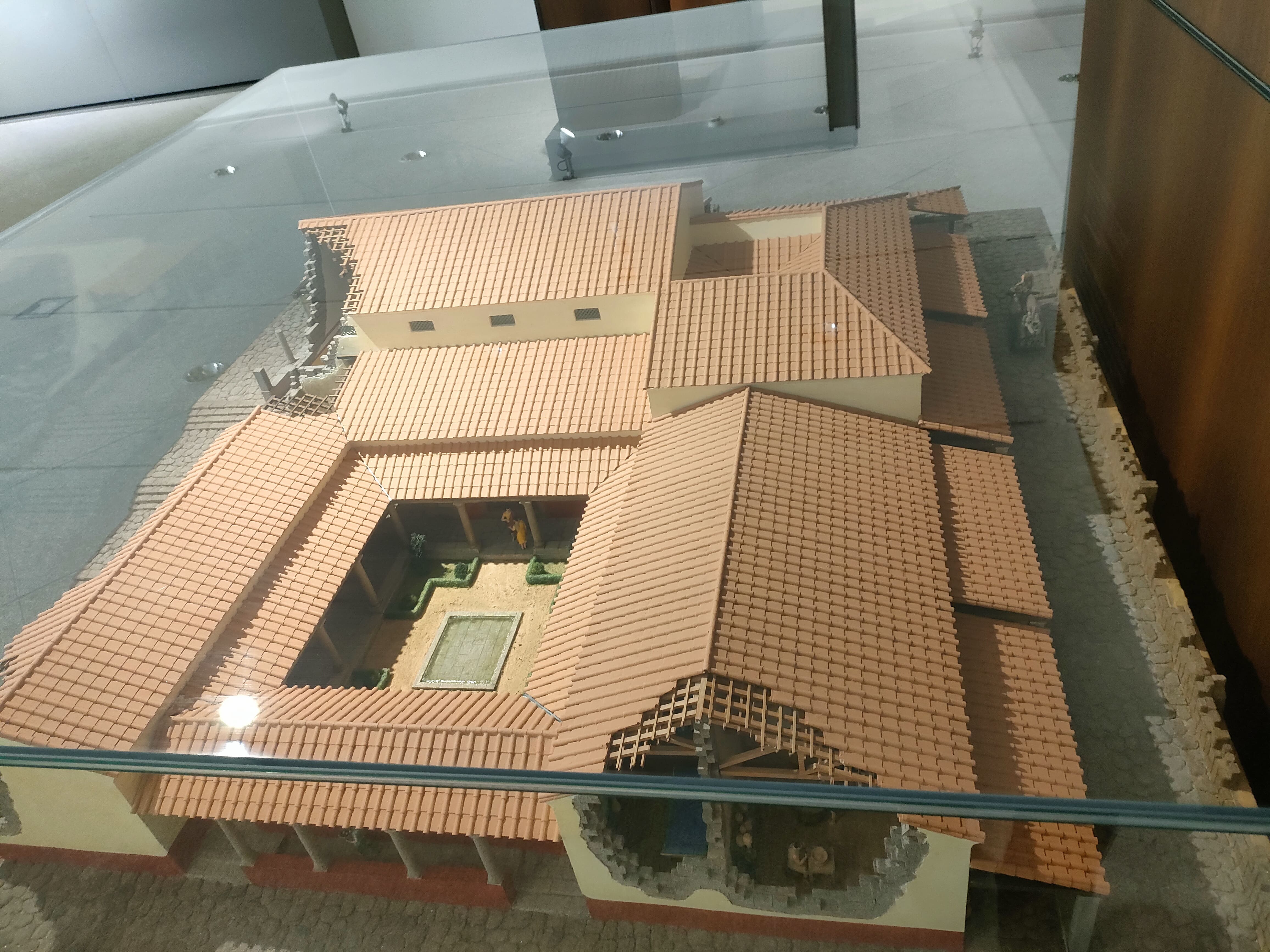 Carvalheiras house ruins model