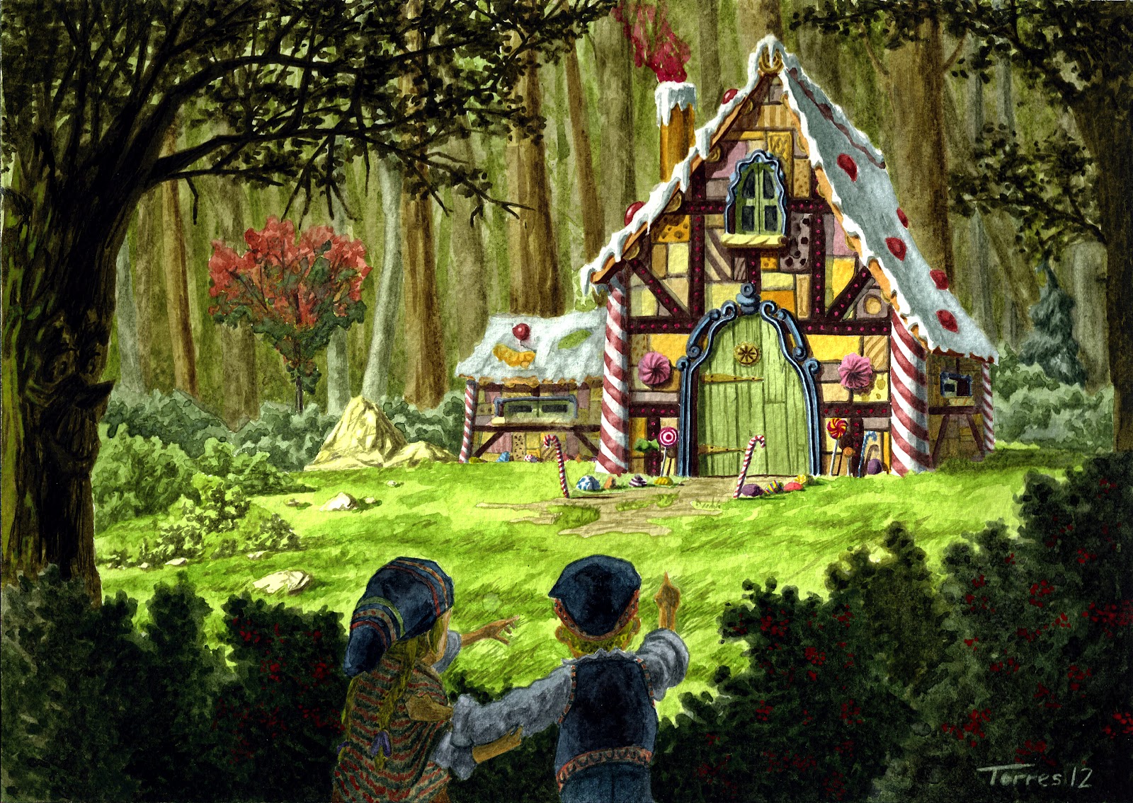 Hansel & Gretel Illustration