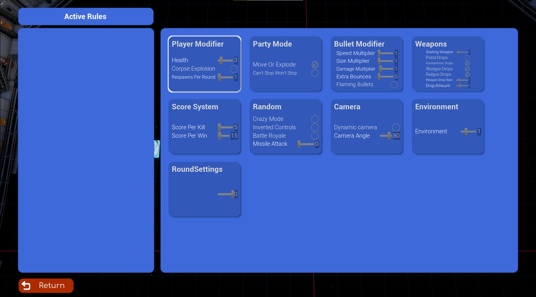 Ruleset editor