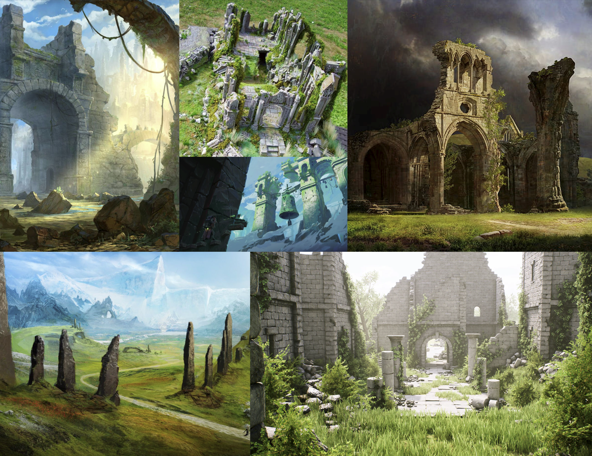 Ruins Moodboard