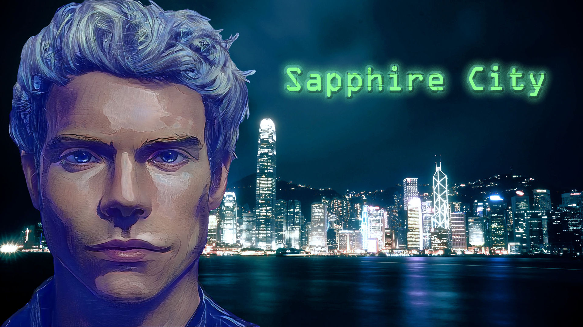 Sapphire City Title Screen