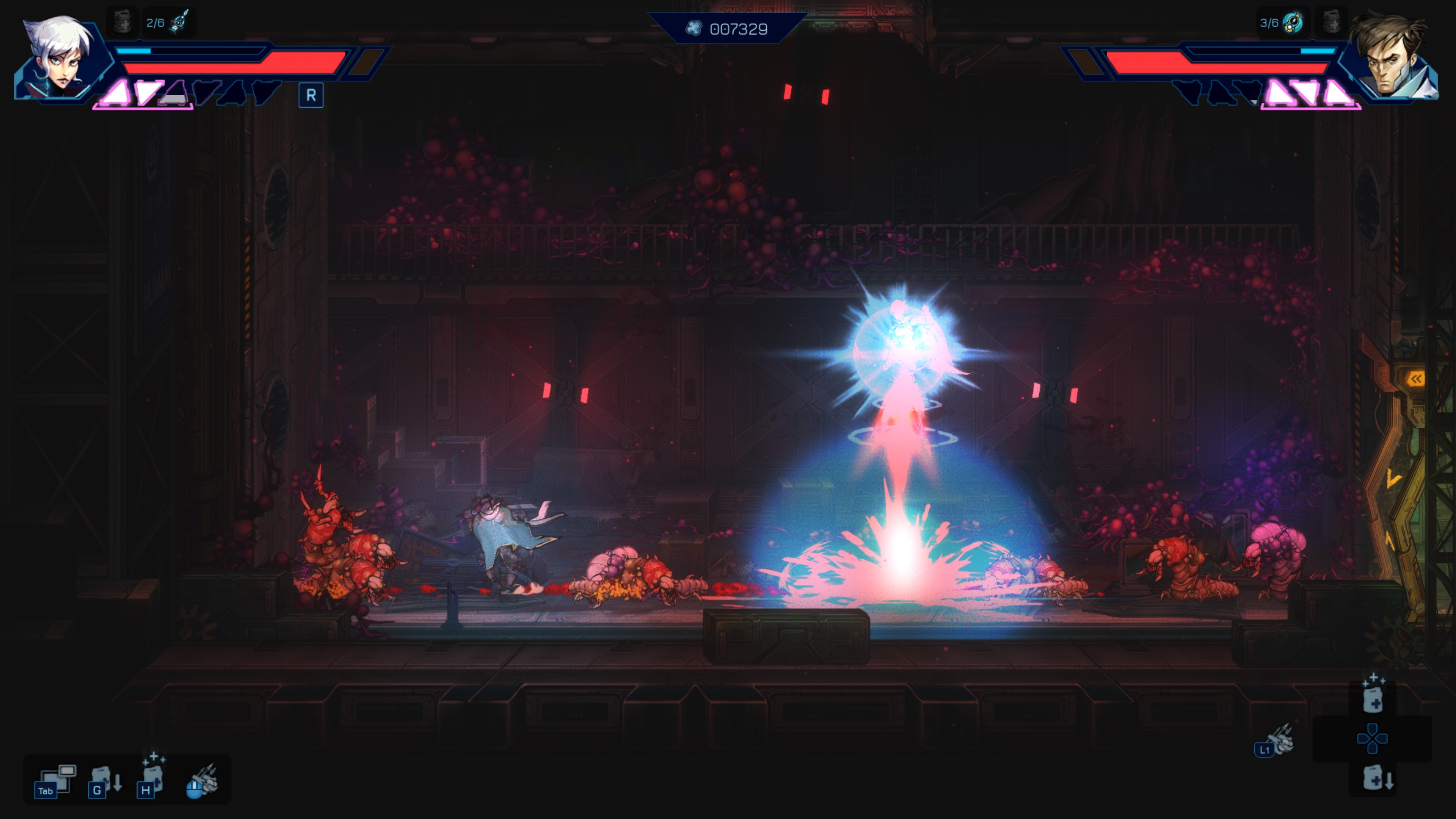 Anima Flux Metroidvania Game  - Gameplay Screenshot