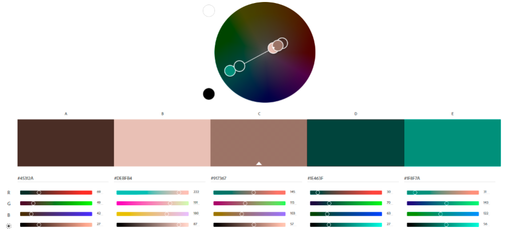 Main Character Color Palette
