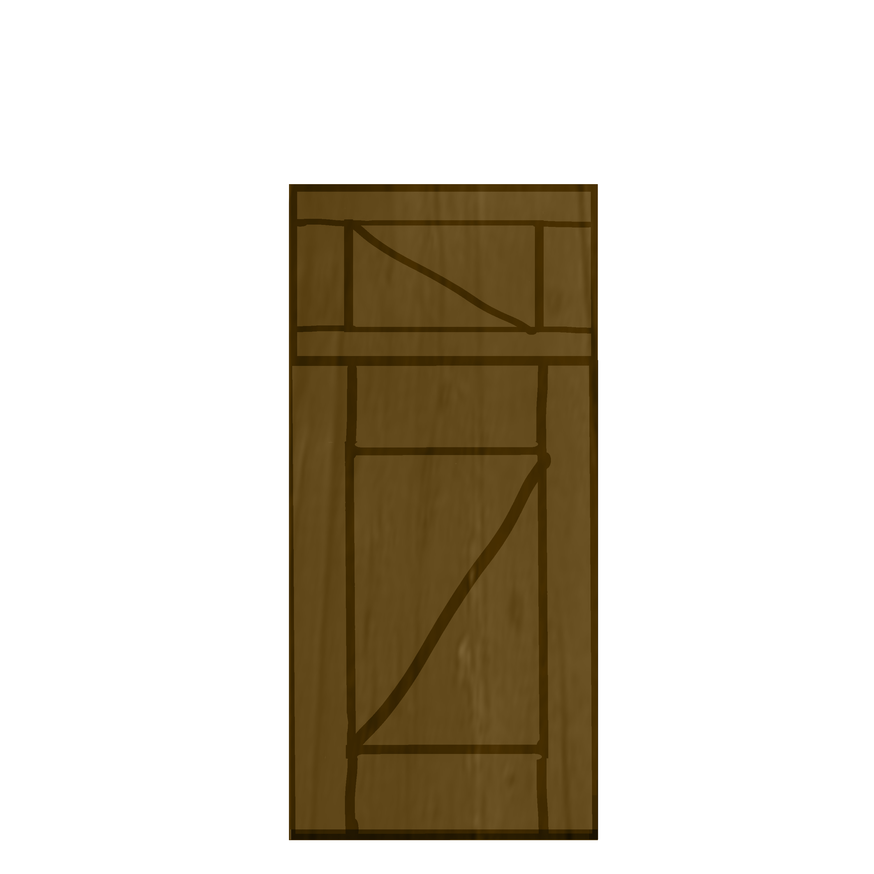 horizontal wood box