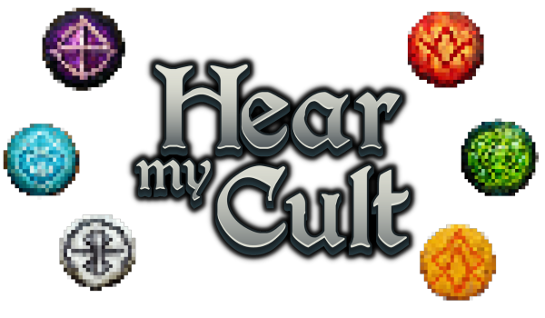 hear my cult logo about