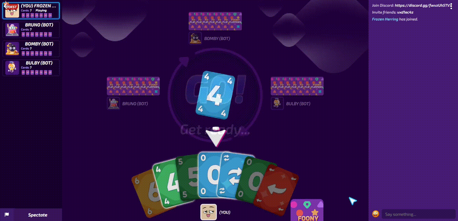 uno online multiplayer card game 