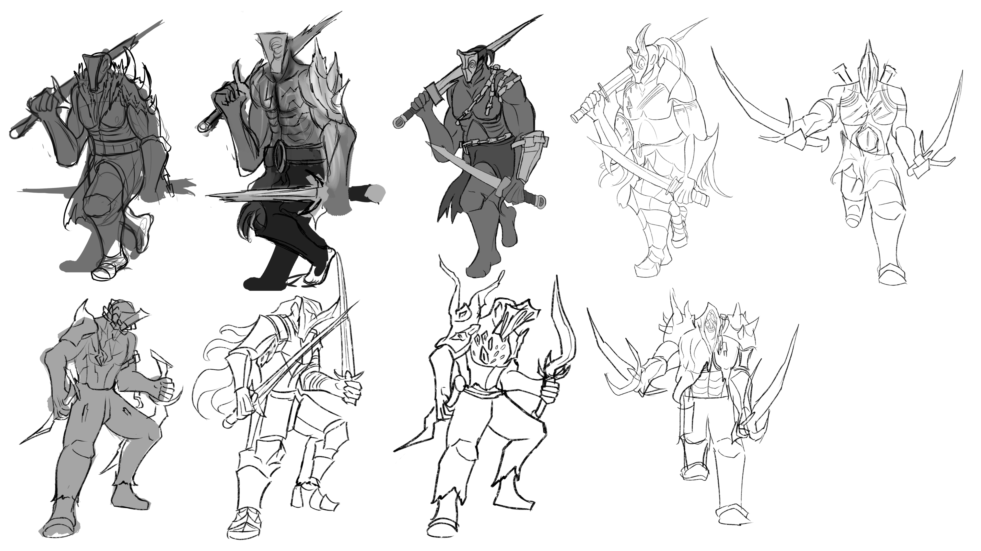 Main Character Sketches