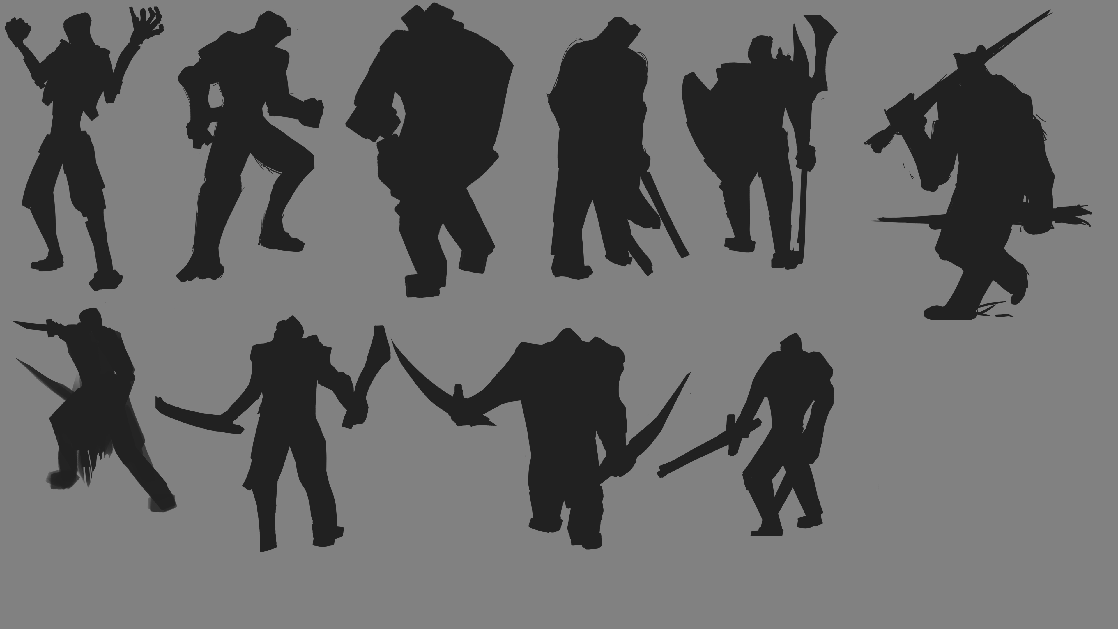 Main Character Silhouettes