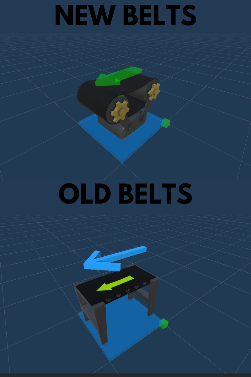 New belts