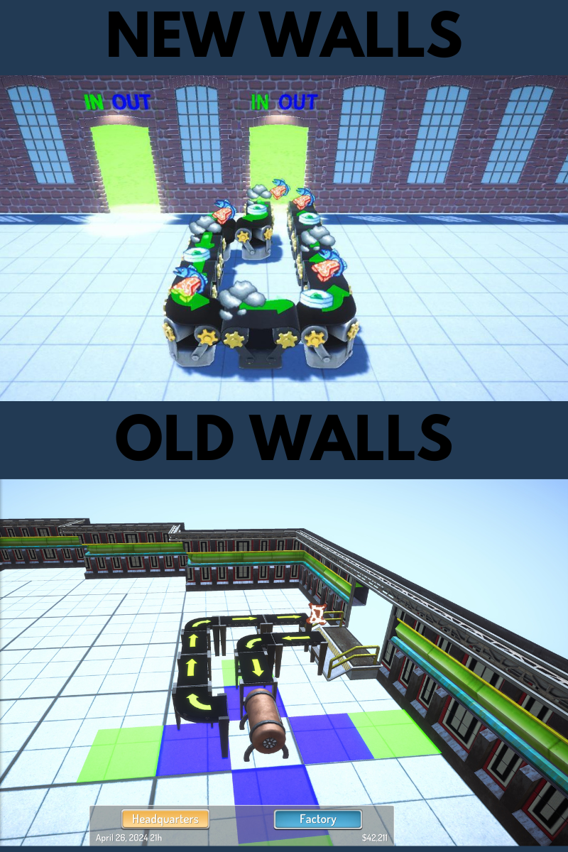 New walls