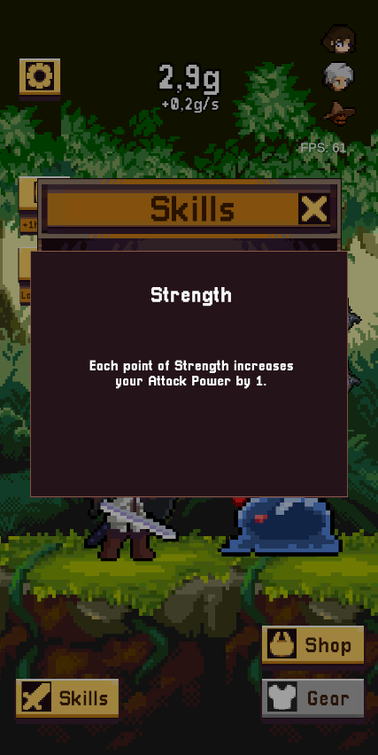 Strength skill