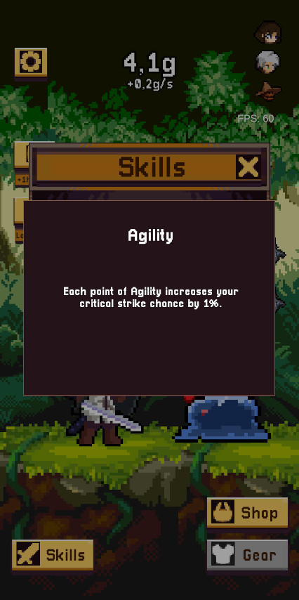 Agility skill