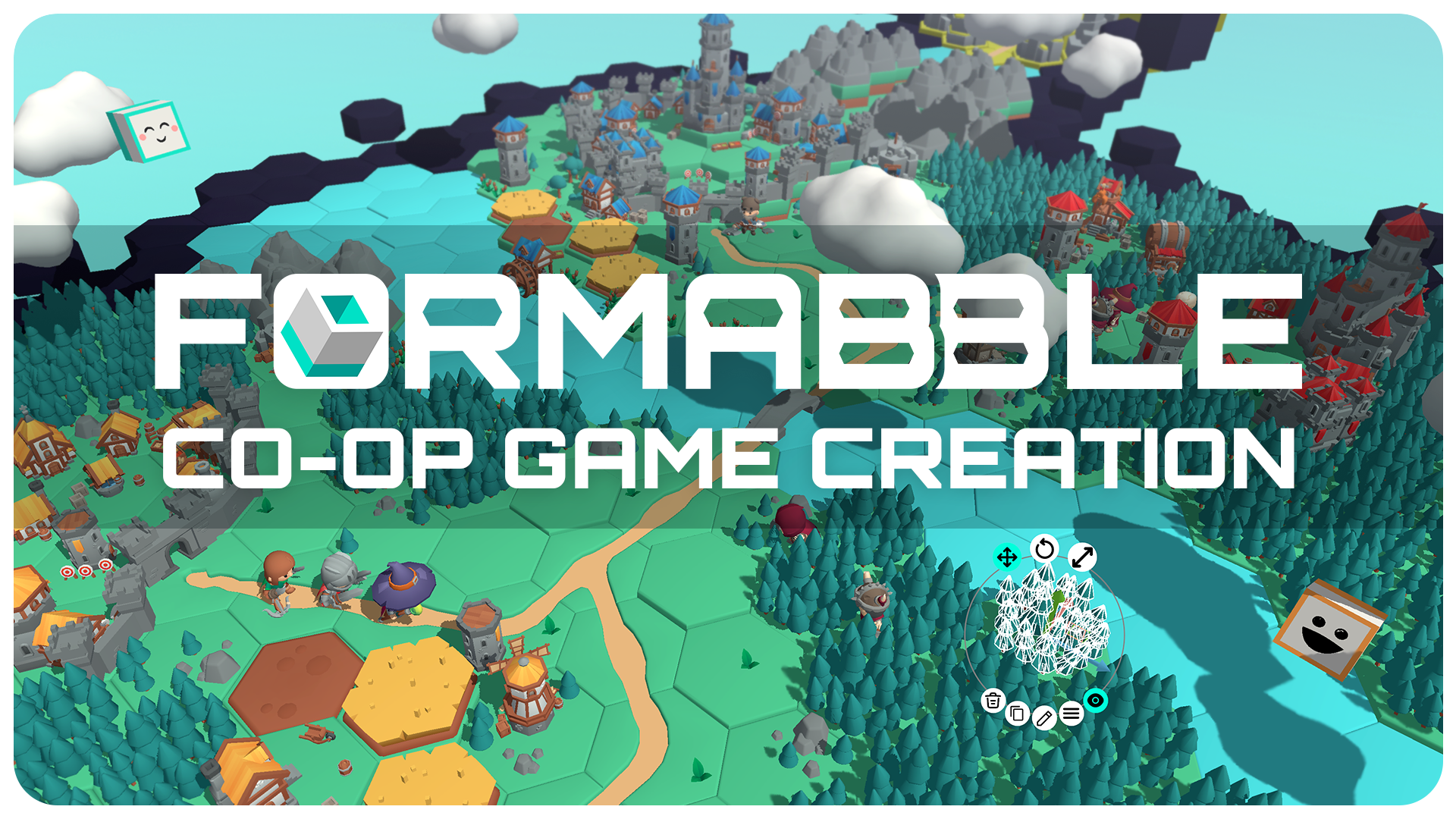Formabble Co-op game creation splash