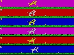 CARRERAS DE CABALLOS zx spectrum