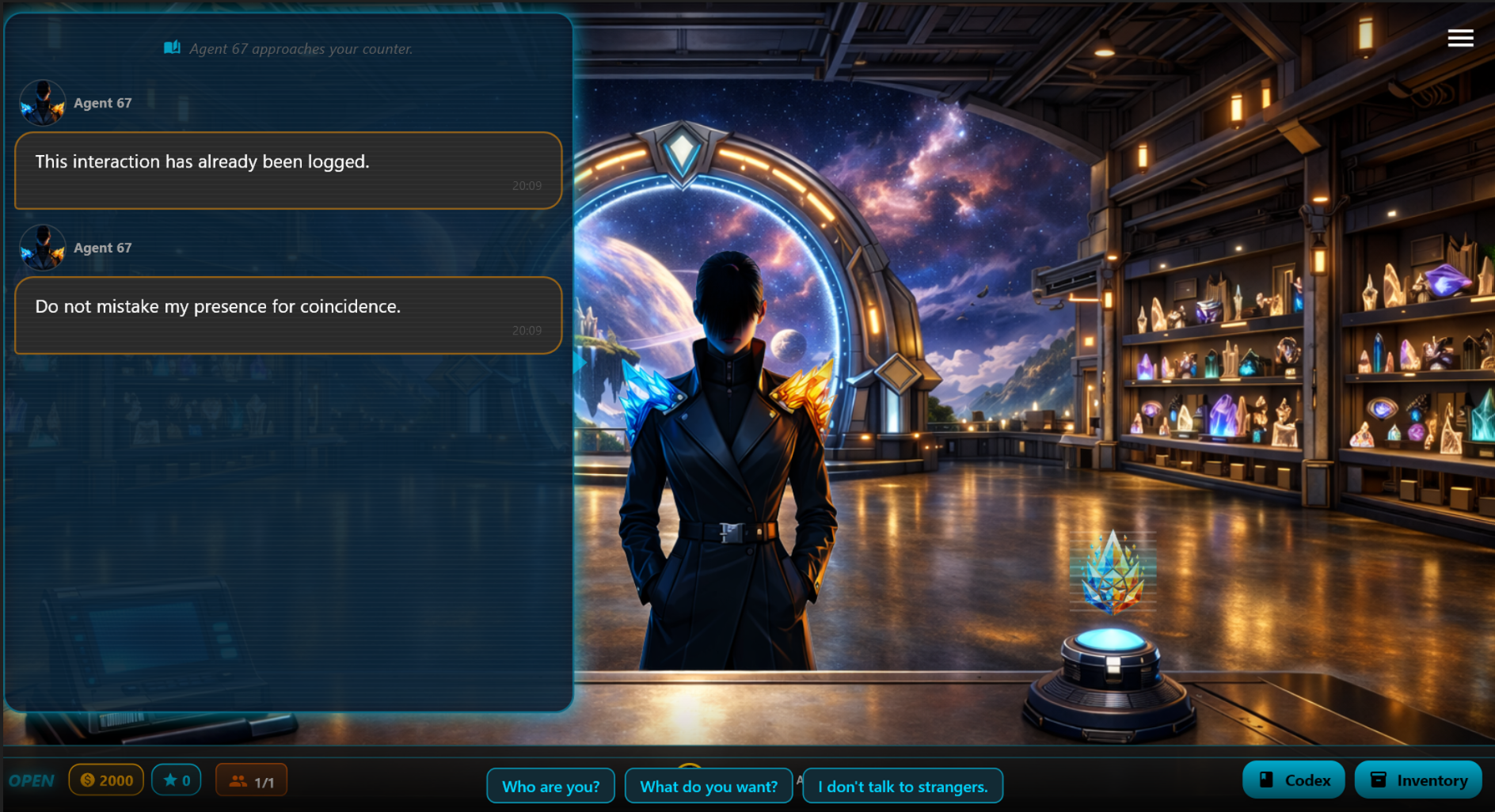 “This interaction has already been logged.” Some entries appear before they happen.